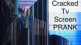 Cracked TV Screen Prank [upl. by Toomin514]