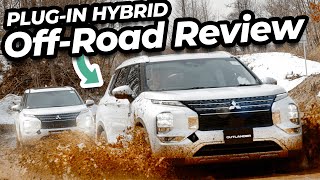 OffRoading An Outlander PHEV Mud amp Gravel in an AWD PlugIn Hybrid [upl. by Osnohpla273]