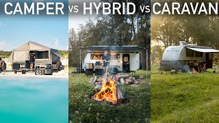 What Works Best Comparing Campers Hybrids and Caravans  Cub Frontier H16 and C16 [upl. by Feinleib]