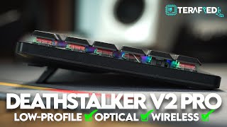 Razer Deathstalker V2 Pro Optical Wireless Keyboard Review  Ticks All The Right Boxes [upl. by Luelle]