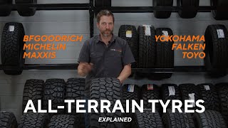 All Terrains Explained with 7 of the best BFG  Falken  Maxxis  Yokohama  Michelin  Toyo  MT [upl. by Nylsaj]