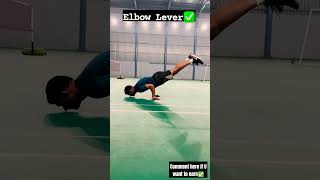 Calisthenics Exercises for Beginners at Home Elbow Lever✅ [upl. by Aras]