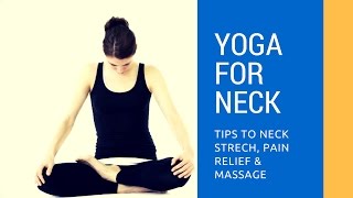 Kriya yoga tips for neck Relaxing exercising stretching amp massage for neck Get rid of neck pain [upl. by Odlavso]