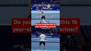 The hitting partner of Federer and Djokovic in London 2019 was…  👀 🔥 [upl. by Alyac952]