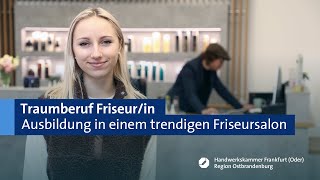 Traumberuf Friseurin Einblick in die moderne Ausbildung in einem trendigen Friseursalon [upl. by Winstonn]