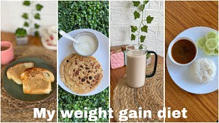 My weight gain diet routine winter diet plan for weight gainwhat I eat in a day for gain weight 🫶 [upl. by Nahsyar]