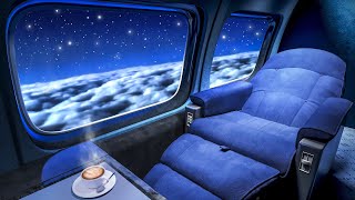 Luxury Jet White Noise to Sleep  Relax on Private Night Flight [upl. by Annaigroeg940]