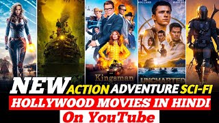 Top 10 Best ScifiAction Hollywood Movies On YouTube In Hindi  2024 Hollywood movies in hindi [upl. by Kaehpos]