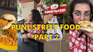 Pune streetfood  Part 2   गार्डन वड़ा पाव । Kayani bakery  MarzO Rin  Camp Burger  पुणे फ़ूड [upl. by Prakash]