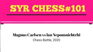 Magnus Carlsen vs lan Nepomniachtchi • Chess Battle 2020 [upl. by Hillhouse]