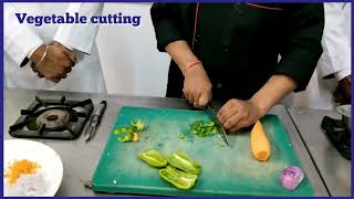 Vegetable Cutting Basics  Learn Hotel Management Skills hotelmanagement vegetablecutting career [upl. by Nahte]