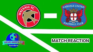 Walsall 31 Carlisle United [upl. by Patrizius362]