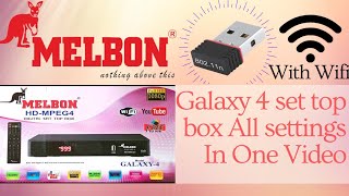 MELBON set top box me YouTube kaise Chalate hai  MELBON FREE DISH SETTING  MELBON HD MPEG4 SET BOX [upl. by Kenweigh]