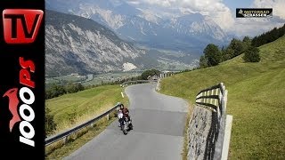 Motorradurlaub  Der Ötzirider Motorradstrassen zu Gast bei starken Typen [upl. by Durwin698]