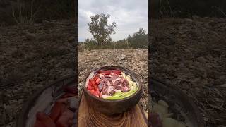 Doğada Kuzu Etli Güveç 🥩  lamb stew in nature [upl. by Ednew]