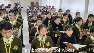 FERNBROOK SCHOOL WOKHA CHOIR SINGING SILENT NIGHT WOKHA NAGALAND [upl. by Clemente]