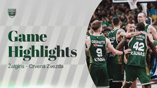 Žalgiris  Crvena Zvezda  Game Highlights  20241030 [upl. by Lacsap]