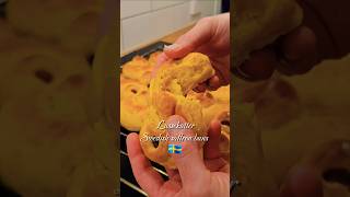 Swedish saffron buns  Lussekatter shorts bake saffronbuns shortfeed [upl. by Belldame]