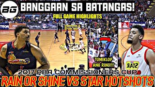 NANG MASIRA NI TONY MITCHELL ANG RING  Rain or Shine vs Star Hotshots  2017 PBA Commissioners Cup [upl. by Isla564]