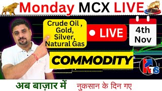 4th Nov MCX Market Analysis  Live Intraday trading  mcx mcxgold mcxmarketwatch [upl. by Iraam]