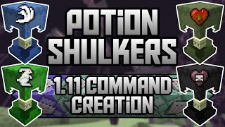 Minecraft POTION SHULKERS 111 Command Creation [upl. by Alaehs733]