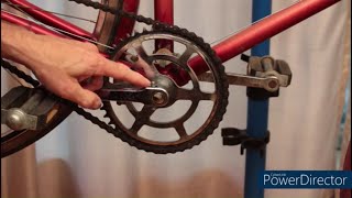 New Life for Old Bikes service cottered three piece crank [upl. by Noseyt]