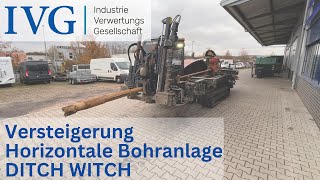 Versteigerung Horizontale Bohranlage DITCH WITCH I IVG [upl. by Ibok]