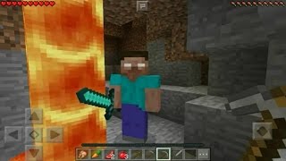 I FOUND HEROBRINE On Minecraft Pe  HEROBRINE KELLED ME 100 REAL [upl. by Uamak]