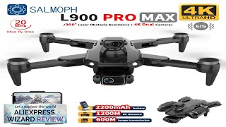 L900 Pro MAX GPS Drone 4K Professional HD Dual Camera 5G Wifi Review [upl. by Uni]