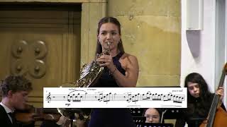 Cadenza mozart k495  concerto n4 Mozart  Annemarie Federle [upl. by Reggi806]