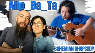 AlipBaTa  Bohemian Rhapsody Queen fingerstyle cover REACTION with my wife [upl. by Airoled608]