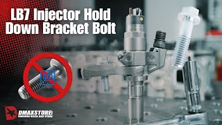 GM Discontinued LB7 Injector HoldDown Bolts DmaxStore Has the Solution [upl. by Anabal]