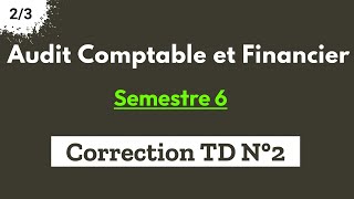 CORRECTION TD N2 Vérification de la cohérence du stock final [upl. by Av]