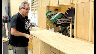 Adding Wide Stock Supports To My Miter Saw Station [upl. by Ainaznat175]