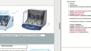 Formulation of Microemulsion [upl. by Pincus460]