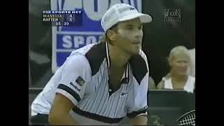 Patrick Rafter vs Felix Mantilla 1998 Long Island Final Highlights [upl. by Neilson775]