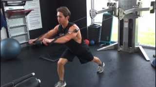 Standing cable chest presses [upl. by Piks]