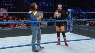 Dean Ambrose attacks James Ellsworth with Dirty Deeds SmackDown LIVE 1262016 [upl. by Prendergast825]