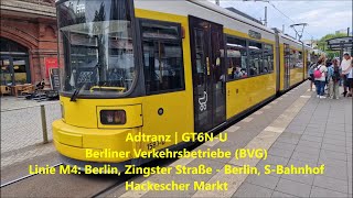 Sound  Adtranz  GT6NU  Berliner Verkehrsbetriebe BVG  1587 [upl. by Song]