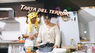 Haciendo la TARTA DE HALLOWEEN MÁS REPUGNANTE  con mi hermana [upl. by Ainavi]