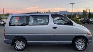 1996ToyotaGranvia Hiace 4WD turbo 30L unicorn RHD JDM Sequim WA USA [upl. by Ynaitirb451]