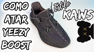 ⚠️COMO ATAR TUS YEEZYS 350 ESTILO KAWS  HOW TO LACE ADIDAS YEEZY BOOST 350 V2 KAWS STYLE⚠️ [upl. by Fernand]