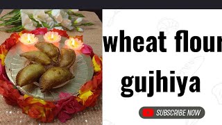 wheat flour gujhiya [upl. by Aleinad]