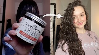 curlsmith styling souffle washday and first impressions 2b wavy hair [upl. by Mccomb]