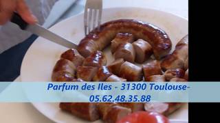 Recette du Rougail Saucissse  Parfum des Iles  Toulouse [upl. by Elynad36]