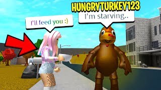 IF YOU FEED ME YOU WIN 100000 Roblox [upl. by Turnbull127]