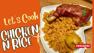 CHICKEN amp RICE easy healthy recipe for one [upl. by Ardie]