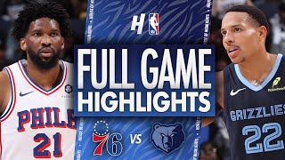 Philadelphia 76ers vs Memphis Grizzlies l Full Game Highlights l November 202024 [upl. by Nagaer]