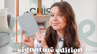 📖 Kindle Paperwhite Signature Edition Unboxing  Agave Green 🪴 [upl. by Tortosa]