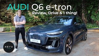 Audi Q6 etron  Review Drive and One thing You Didnt Know [upl. by Tada805]